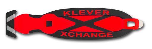 Bezpečnostný nôž s krytou čepeľou, Klever XChange Double