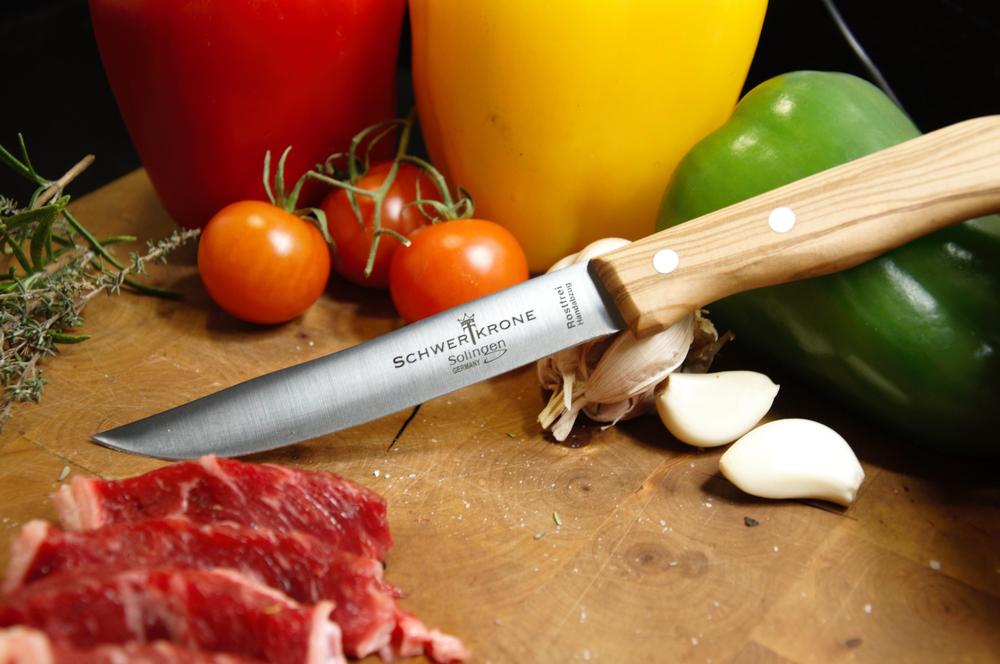 Steakový nôž; Nemecké kvality Schwertkrone Solingen